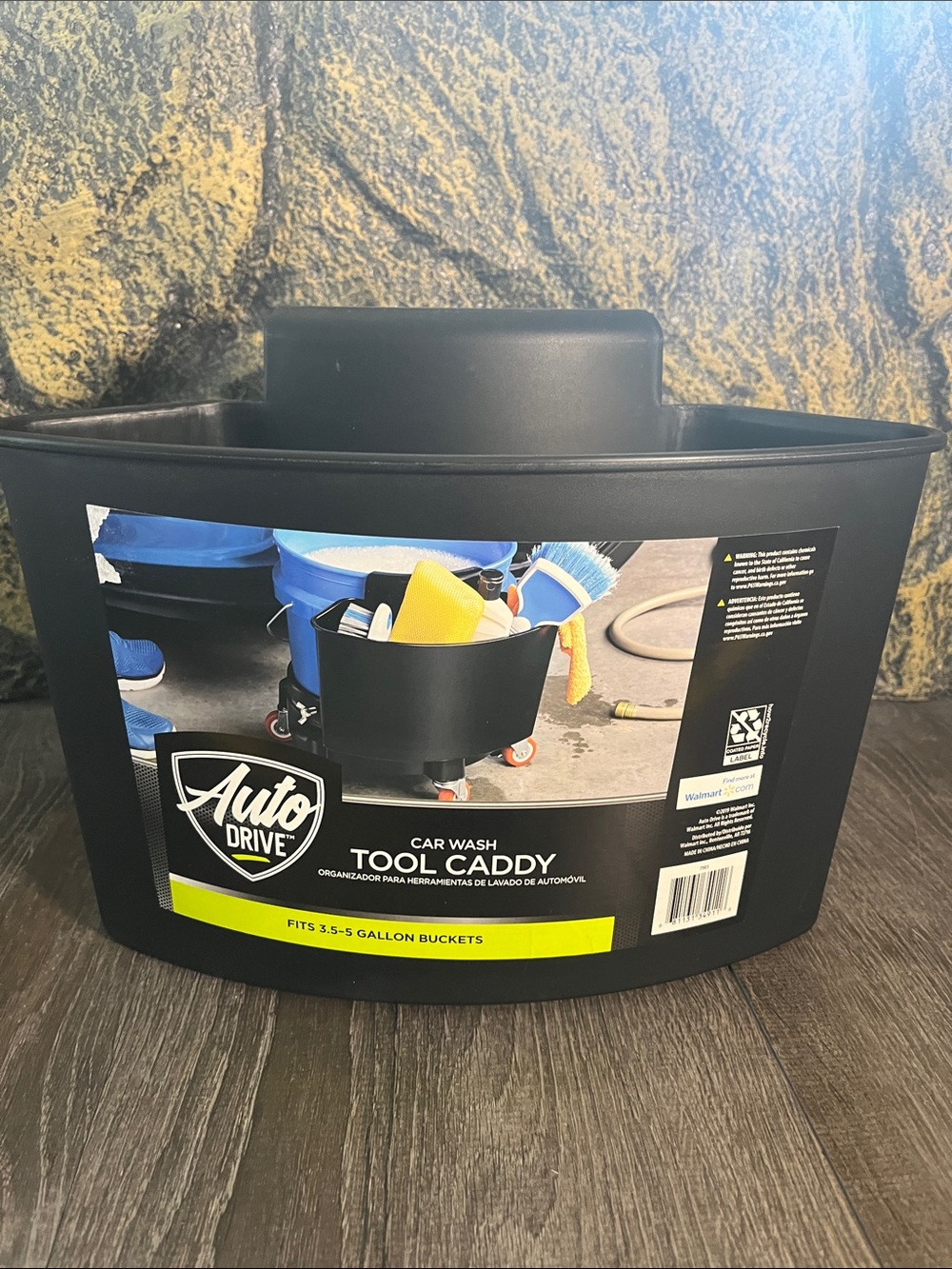 Auto Drive Black Car Wash Tool Caddy